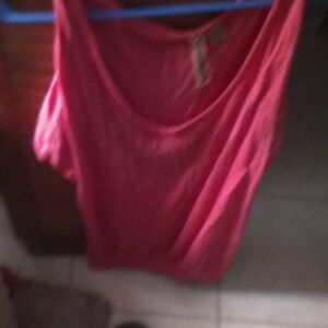 Women's Pink Sleeveless Top